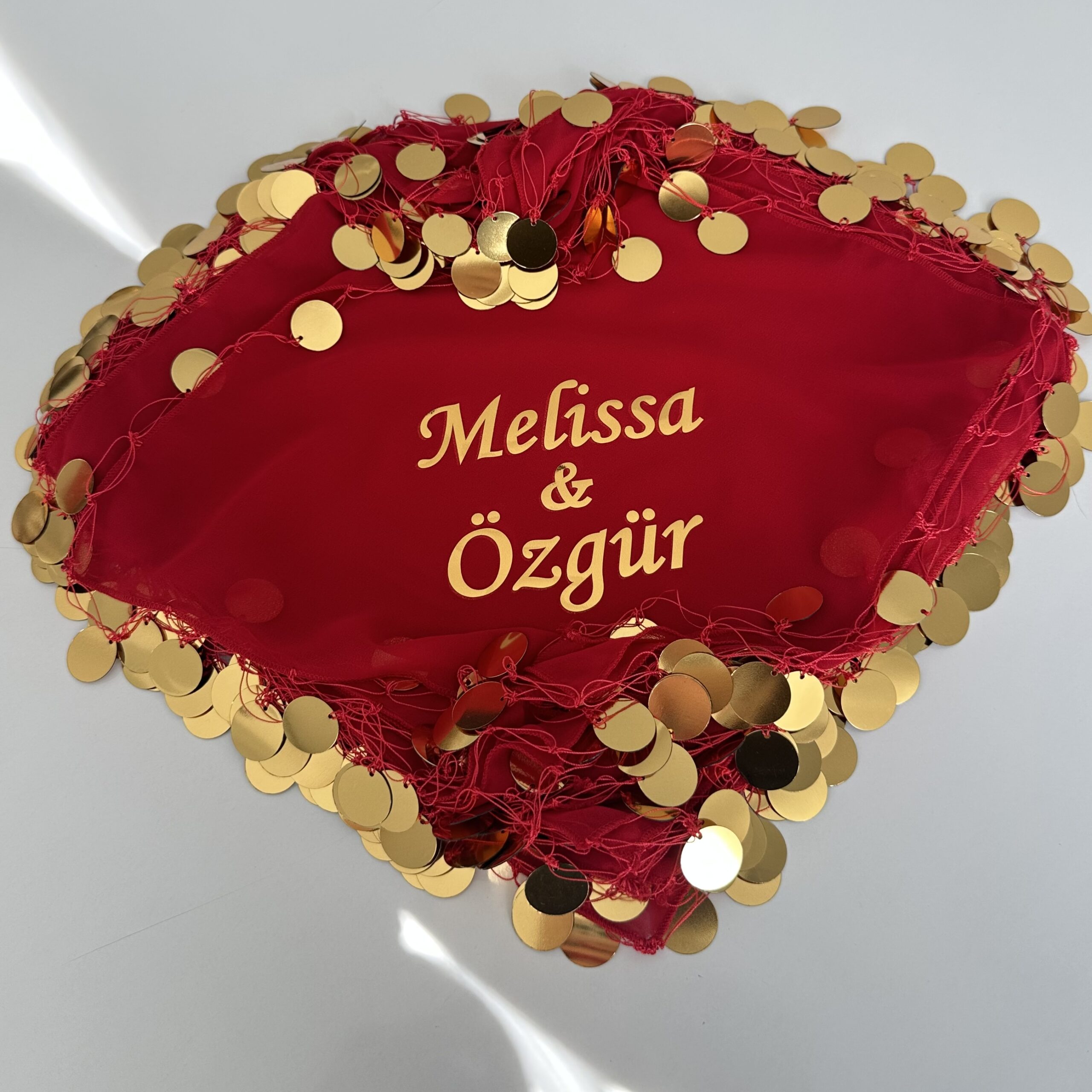 Mendil – Parlak Altın Baskı (1 Adet)