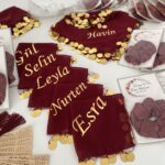 Mendil - Arkadaş İsimleri Baskılı - Parlak Altın Baskı (1 Adet)